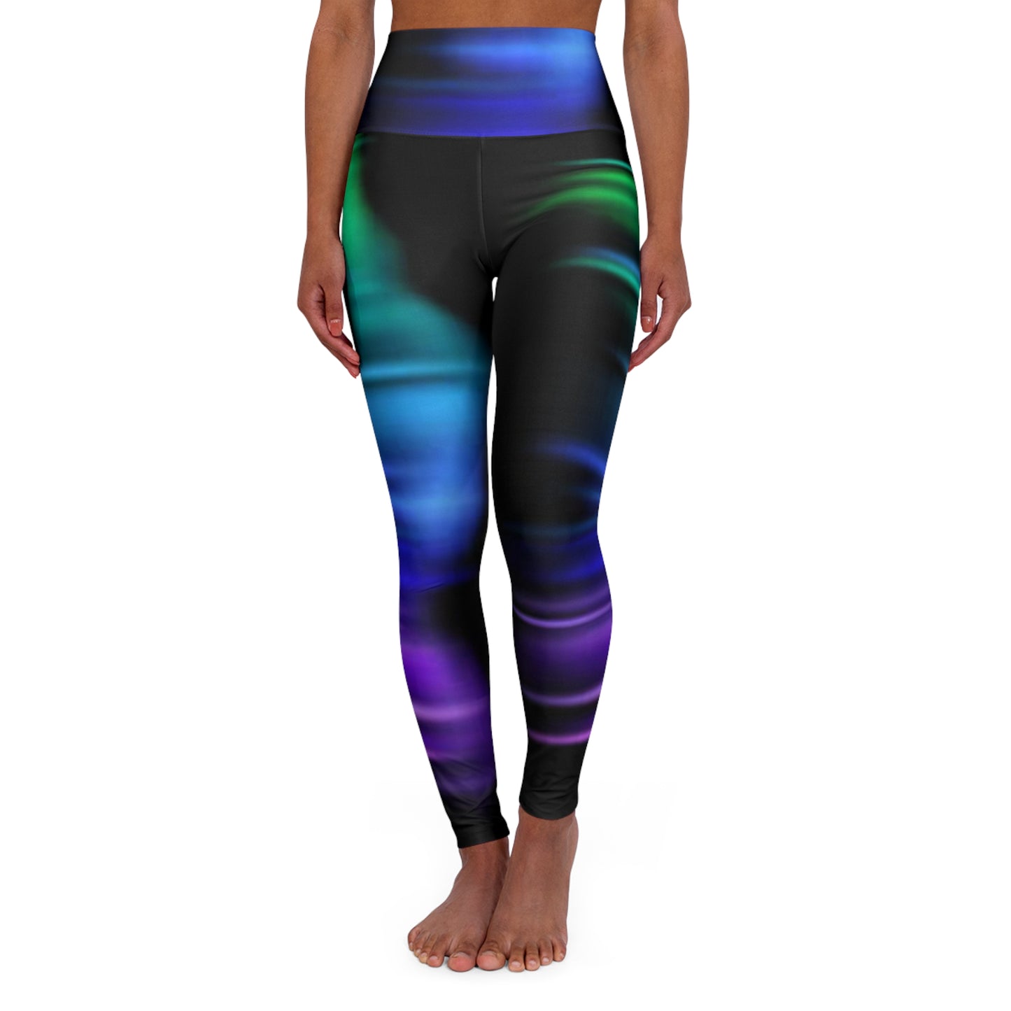 High Waisted Yoga Leggings (AOP)