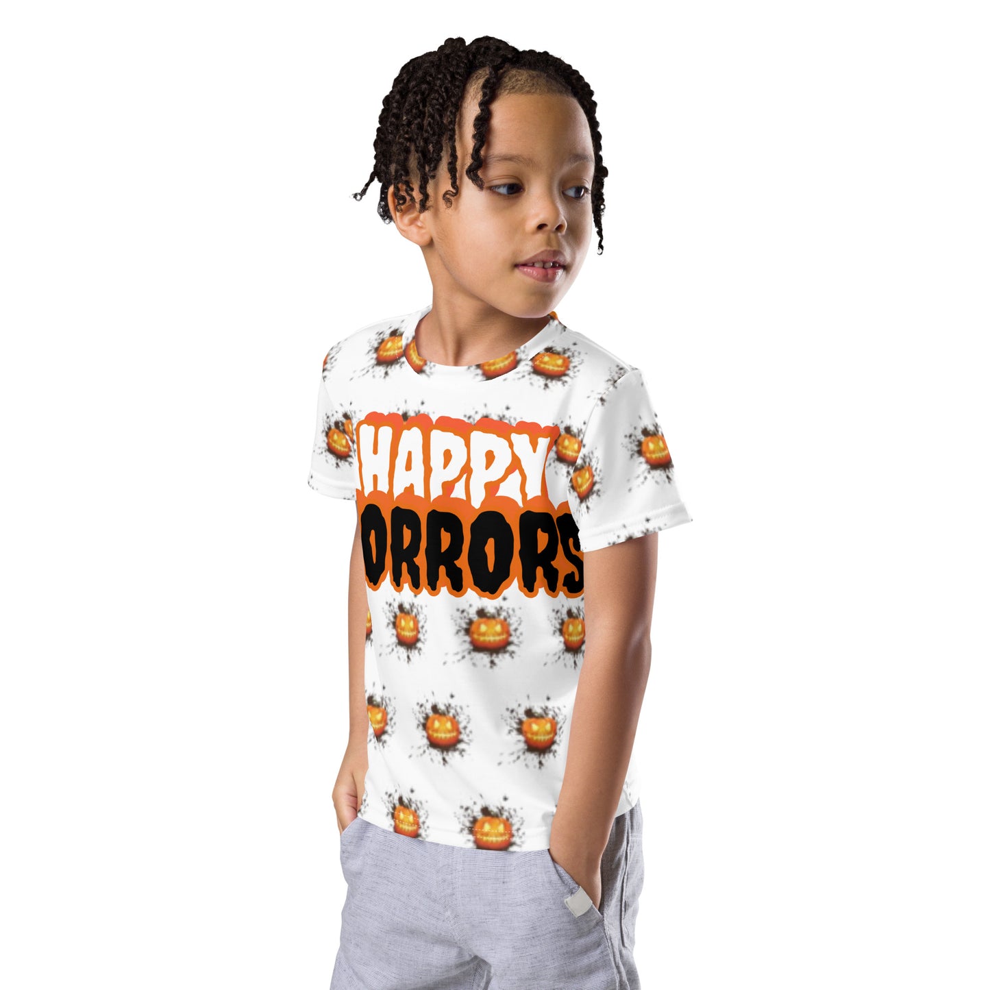 HAPPY HORRORS Kids crew neck t-shirt