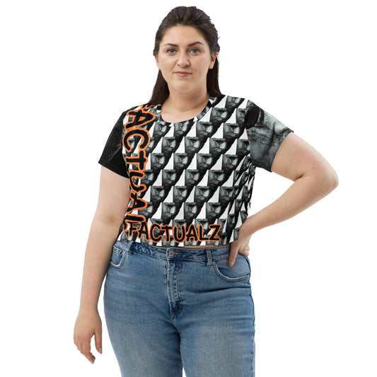 #AF HALLOWEEN All-Over Print Crop Tee