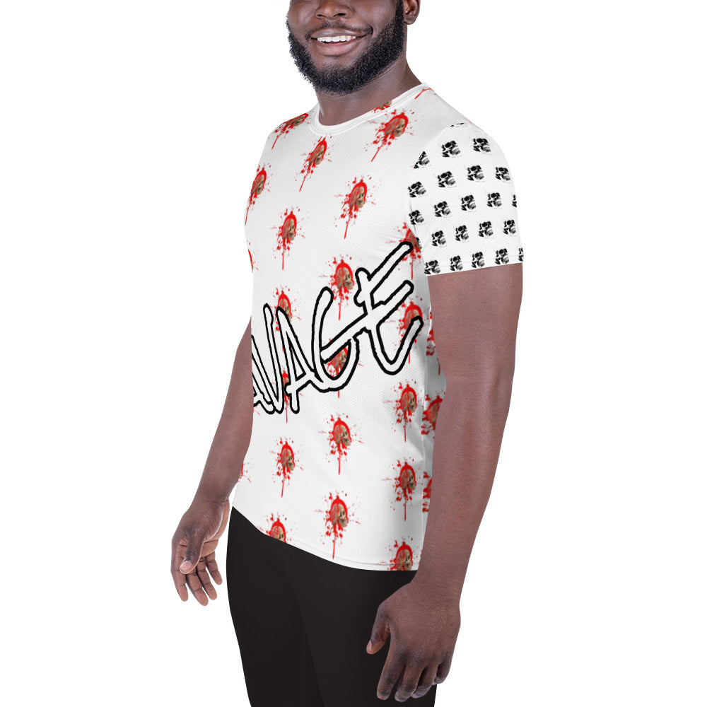 SAVAGE #AF All-Over Print Men's Athletic T-shirt