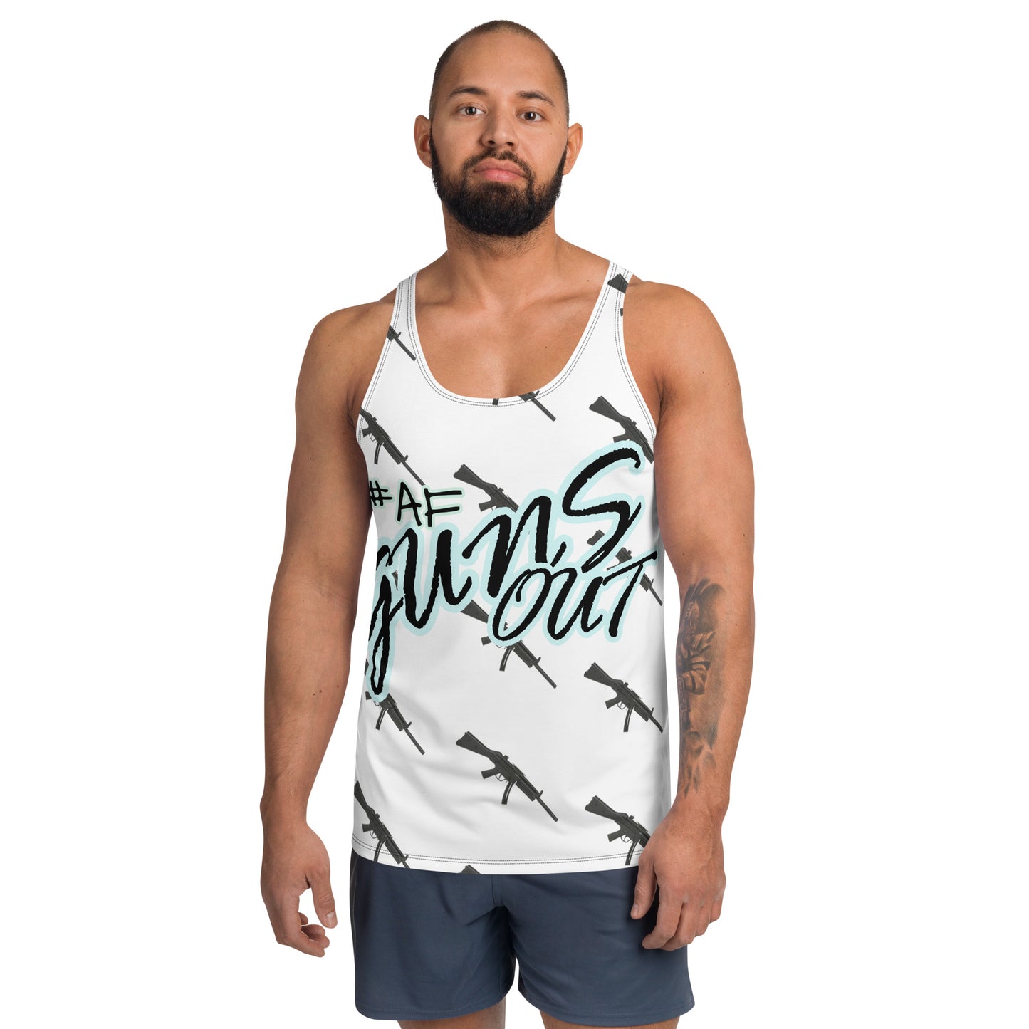 AF GUNS OUT Unisex Tank Top