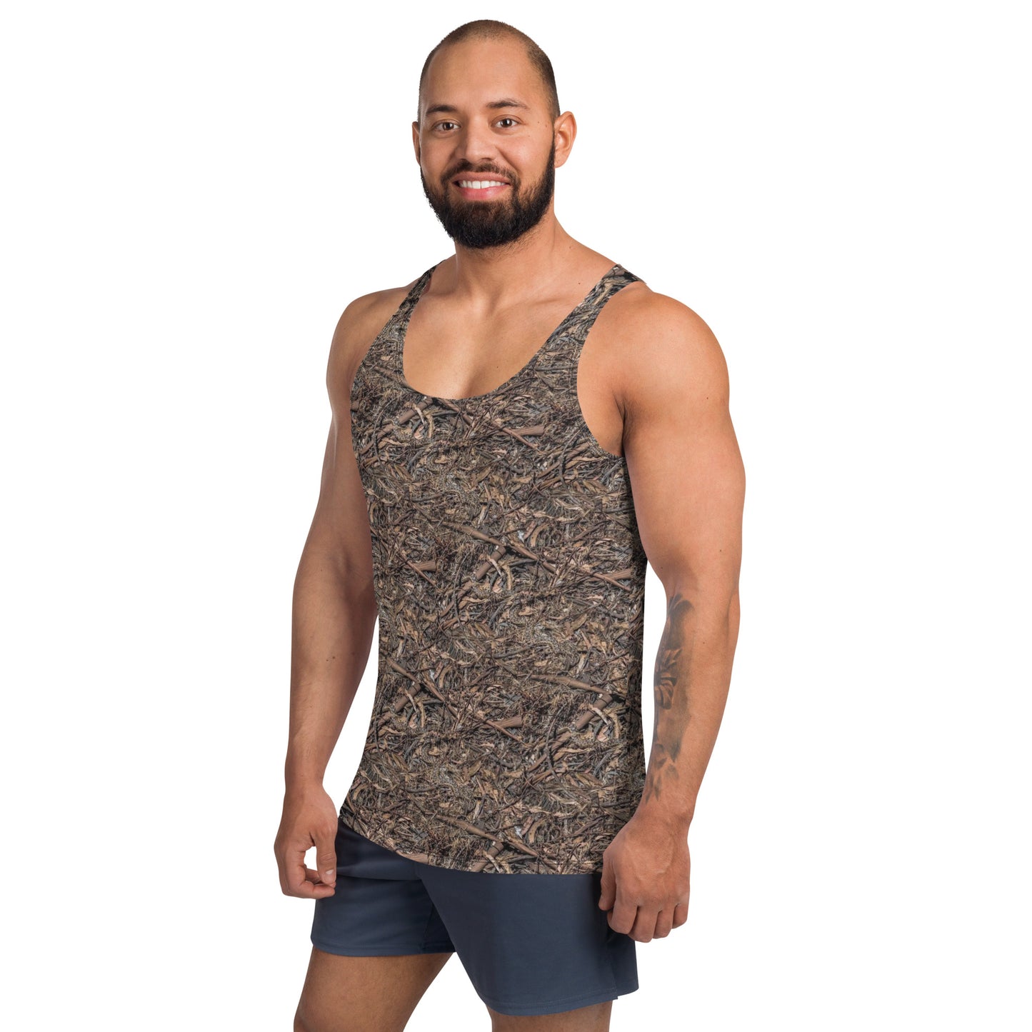 SNAKE IN STICKS CAMO Unisex Tank Top