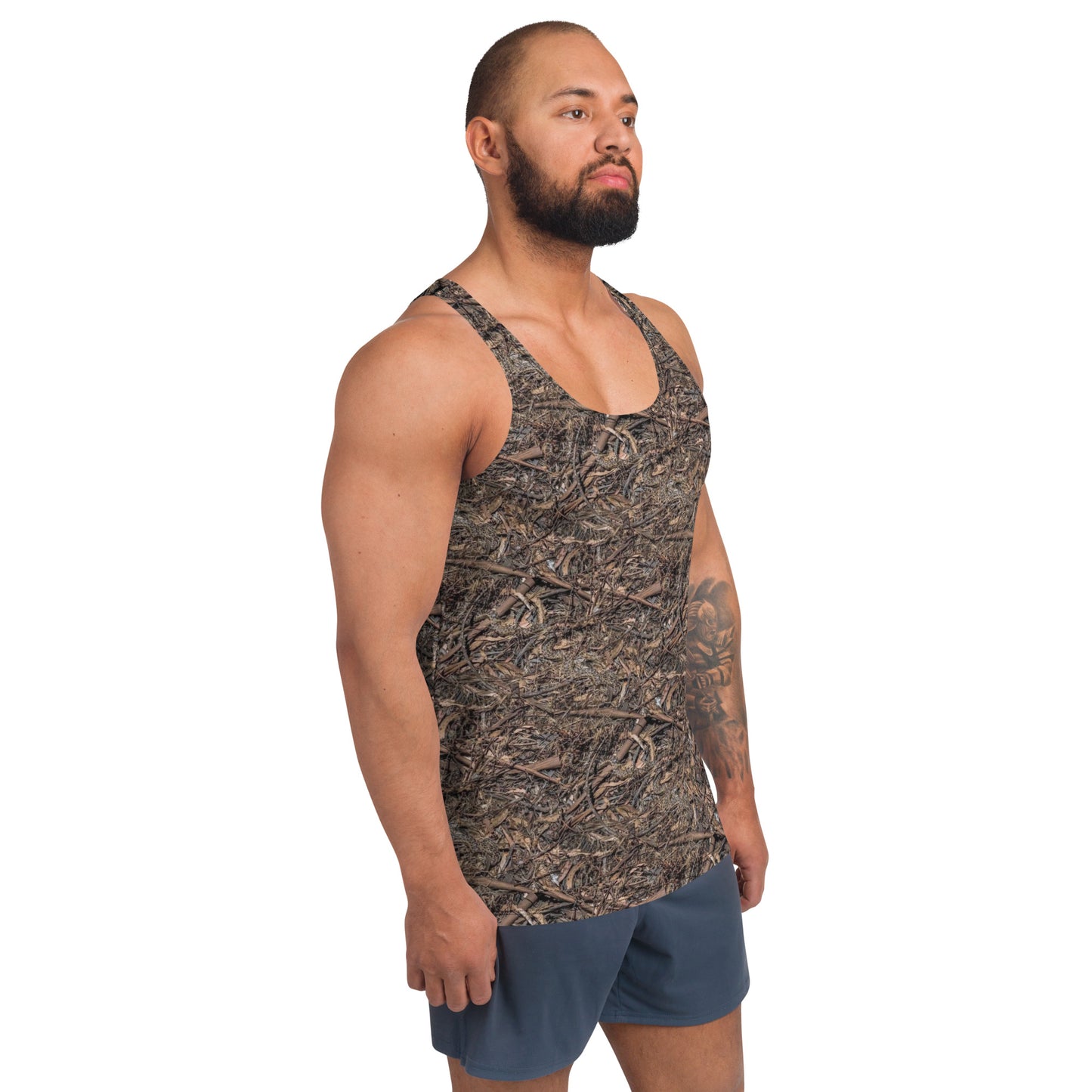 SNAKE IN STICKS CAMO Unisex Tank Top