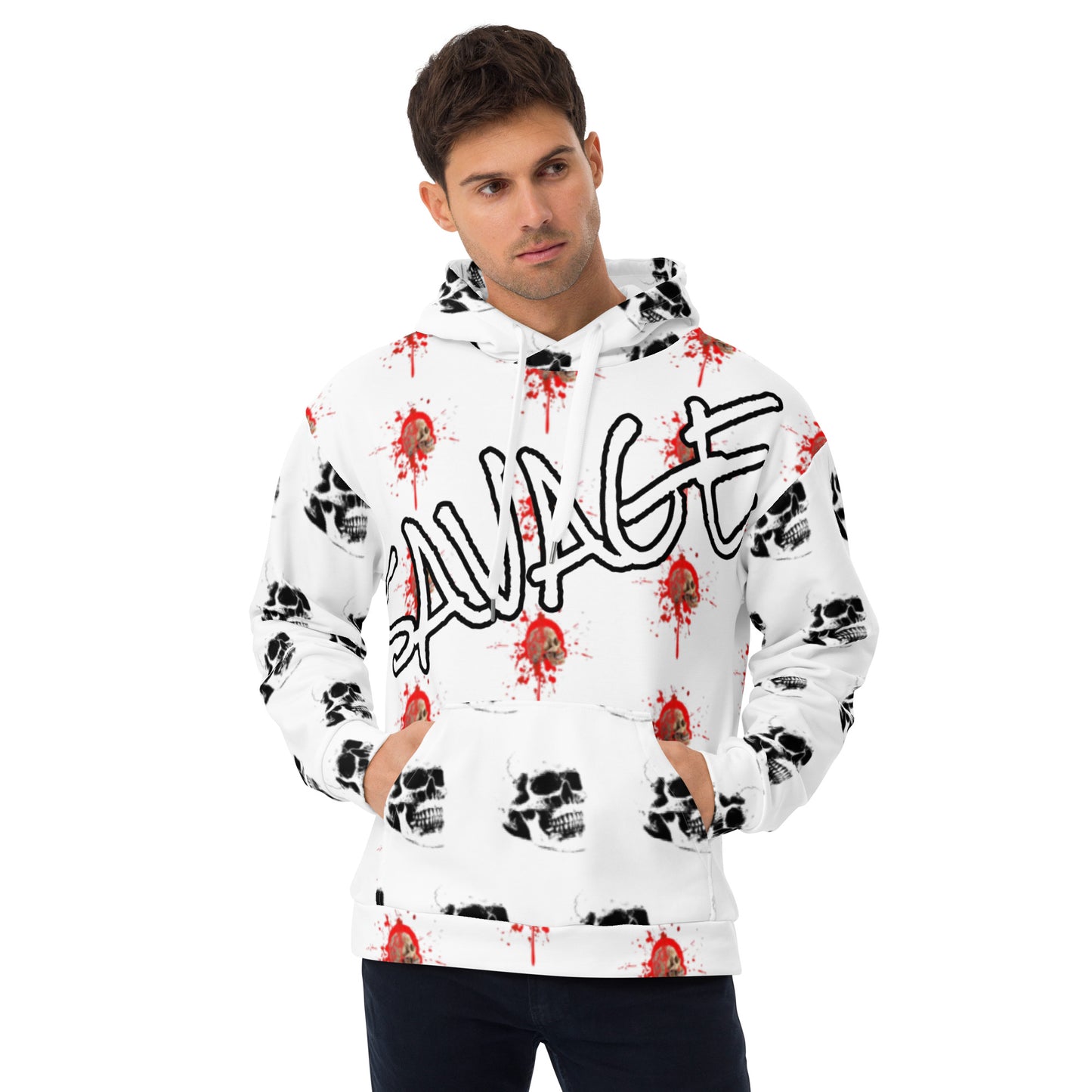 SAVAGE SKULL #AF Unisex Hoodie