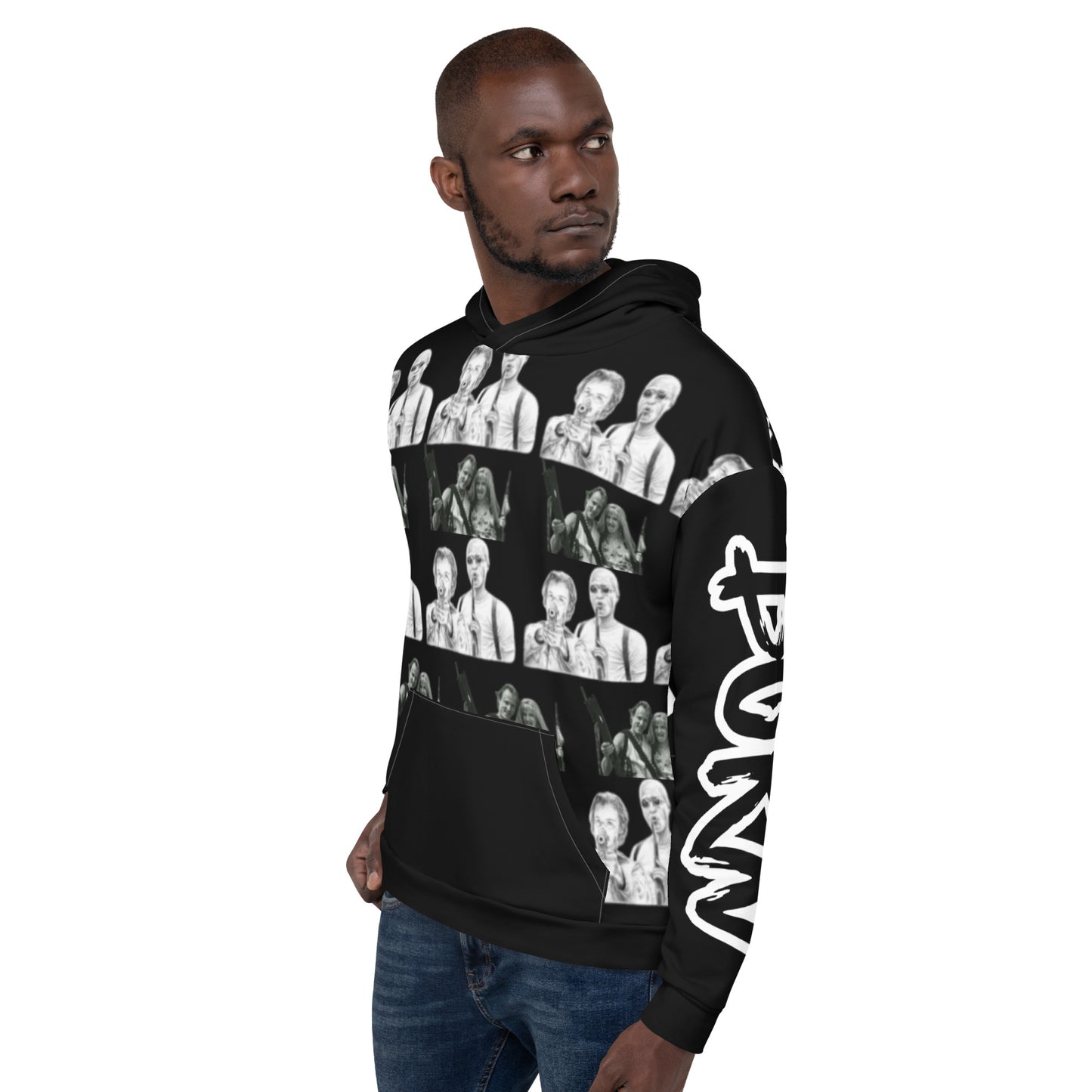 NATURALLY BORN #AF Unisex Hoodie