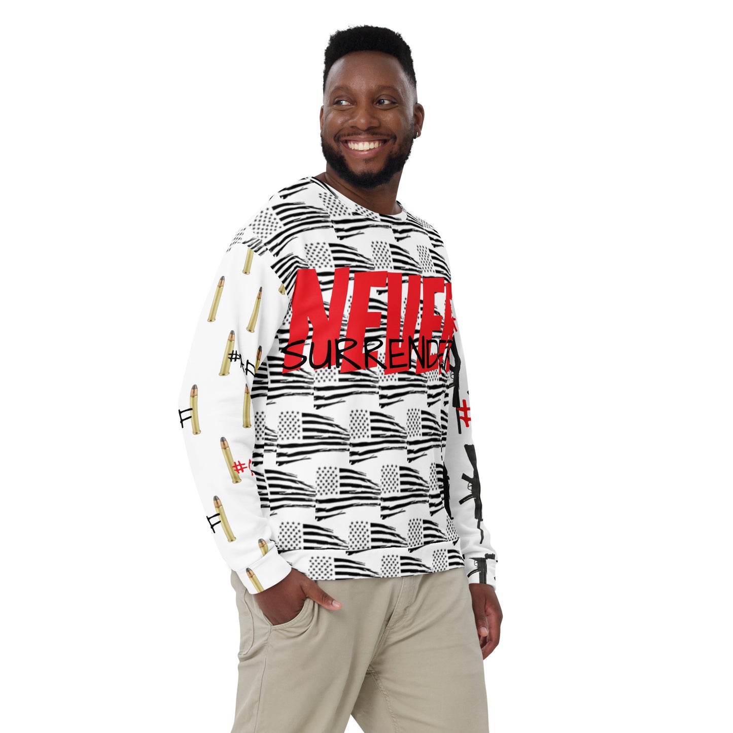 NEVER SURRENDER Unisex Sweatshirt