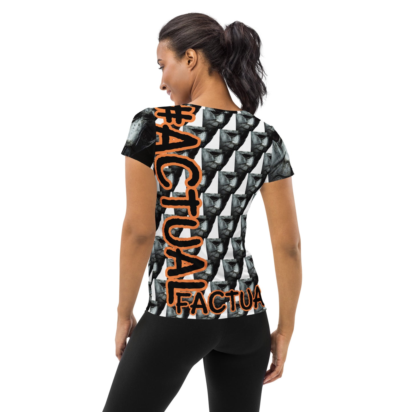 #AF HALLOWEEN All-Over Print Women's Athletic T-shirt