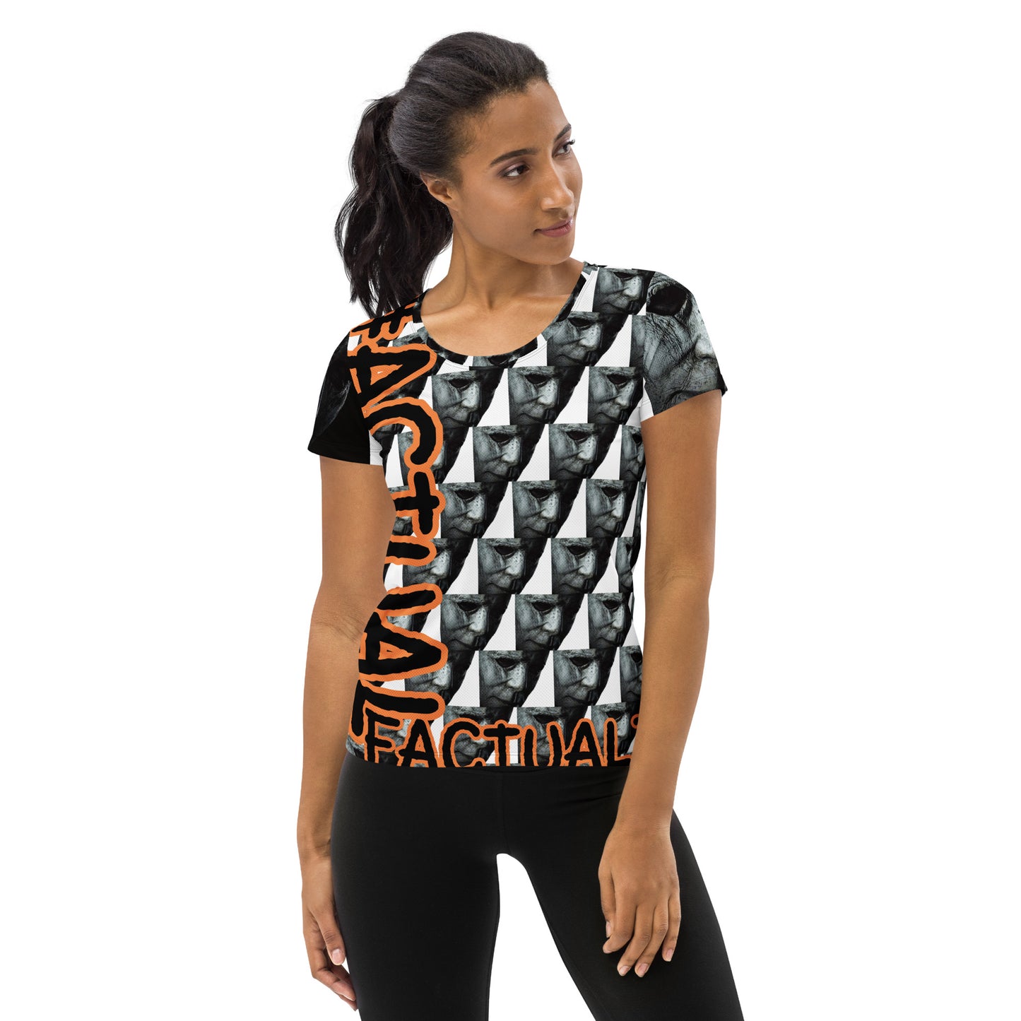 #AF HALLOWEEN All-Over Print Women's Athletic T-shirt