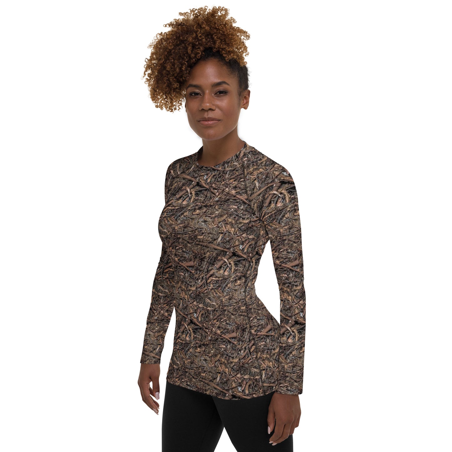 #AF SNAKE IN STICKS Women's Rash Guard