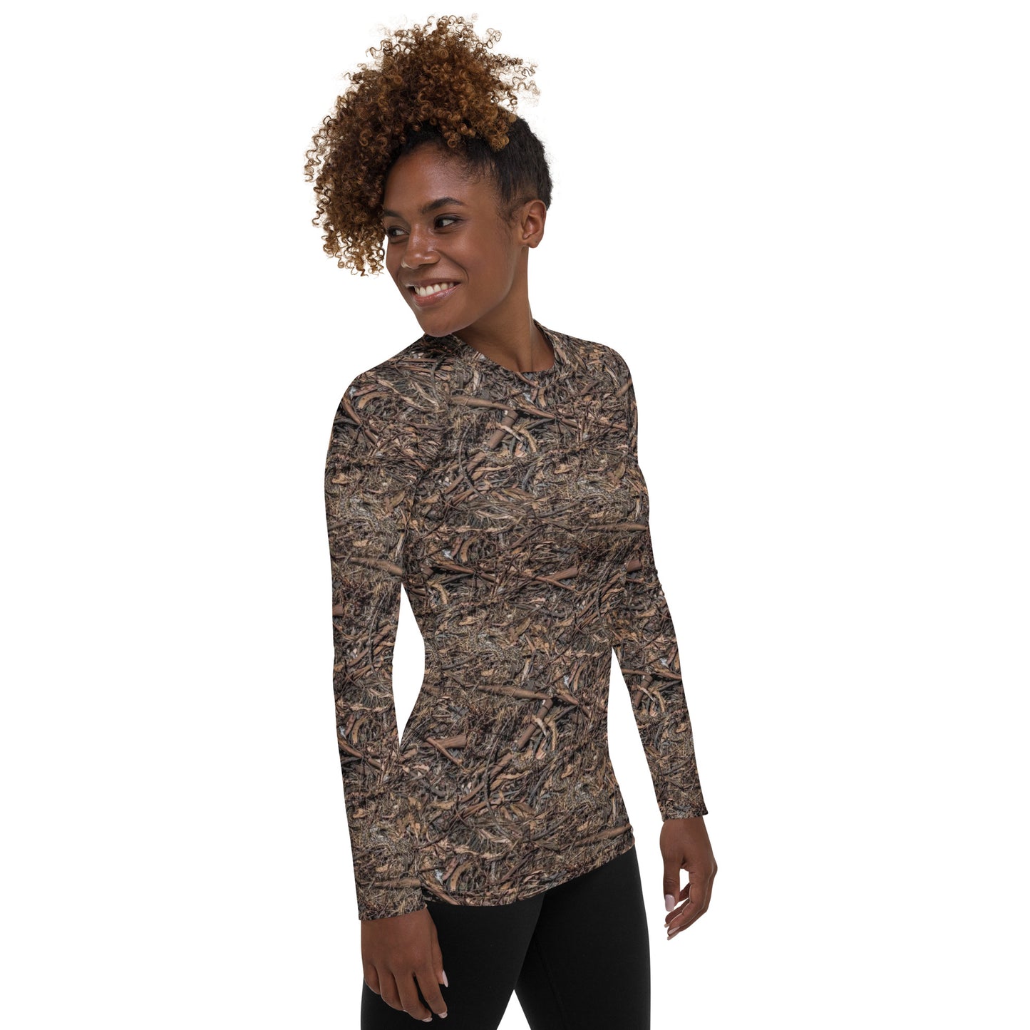 #AF SNAKE IN STICKS Women's Rash Guard