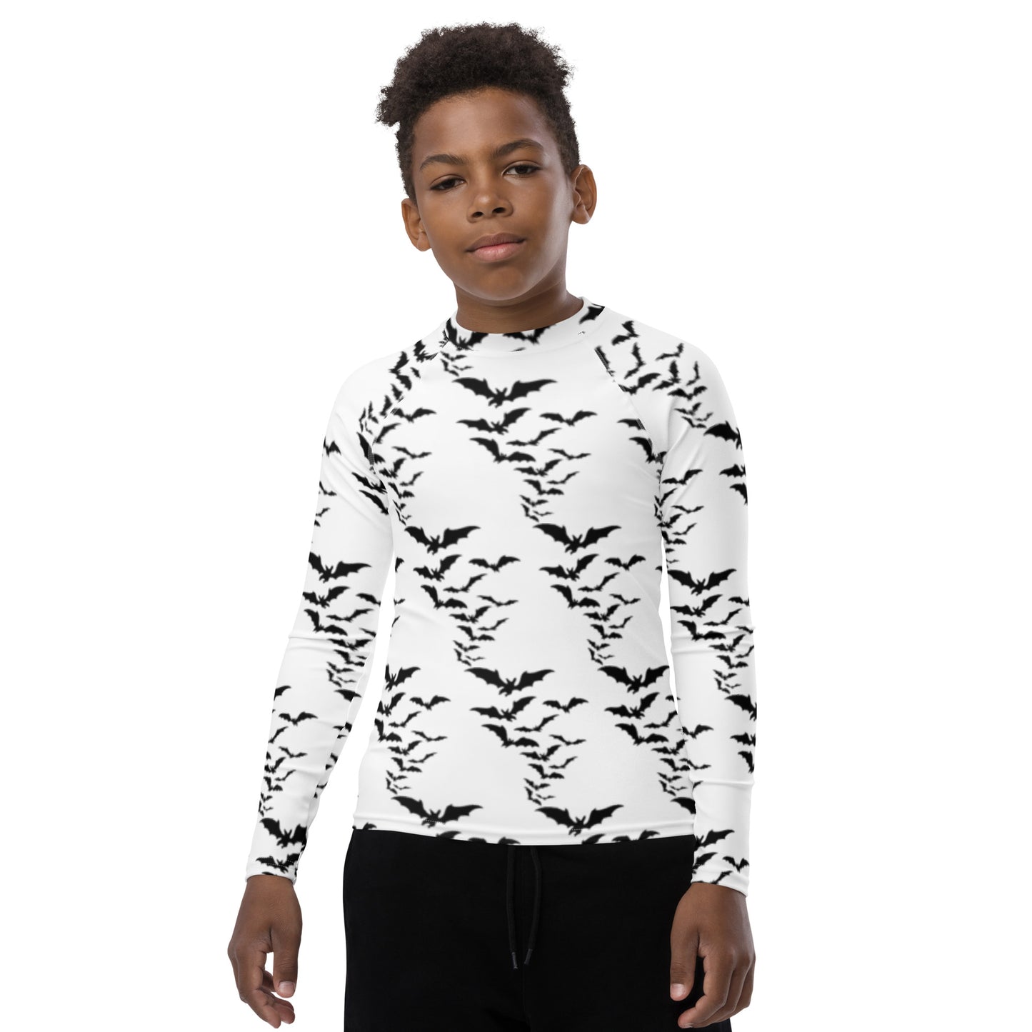 #AF HALLOWEEN BATS Youth Rash Guard