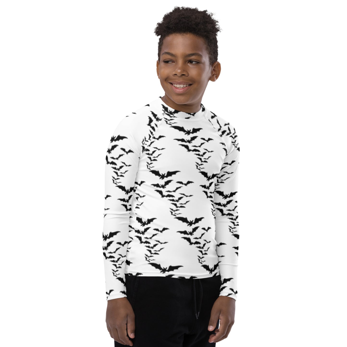 #AF HALLOWEEN BATS Youth Rash Guard