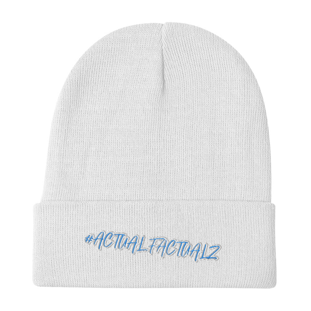 ACTUAL FACTUALZ Embroidered Beanie