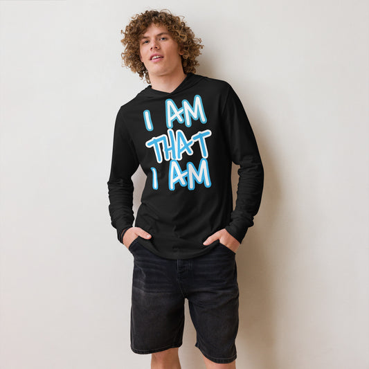 #AF I AM THAT I AM 1 Hooded long-sleeve tee